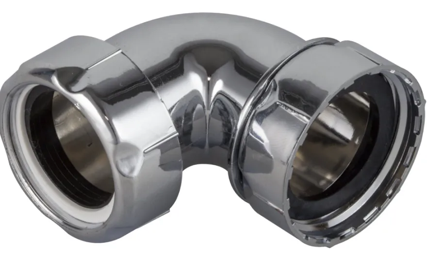 Afløbsvinkel krom 1 1/4" x 32 mm