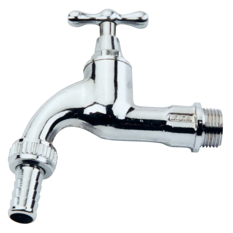Aftapventil 3/4" med T-greb krom
