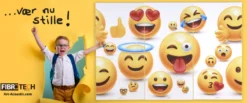 Akustikbillede Art-Acoustic emoji III 60 x 120 cm