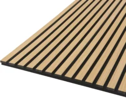 Akustikpanel Quanti light oak 18 x 520 x 2440 mm - Køb i butik