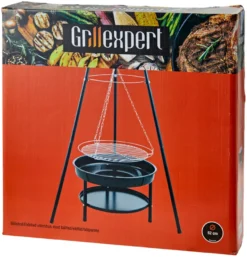 Bålsted tripod med bålfad og rist - Grillexpert®