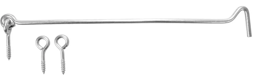 Dørkrog 300 mm elforzinket 2 stk.