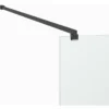 Forhængsstang 110 cm sort - Mikelo
