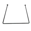 GEYSER® forhængsstang U-form 90 x 90 x 90 cm sort