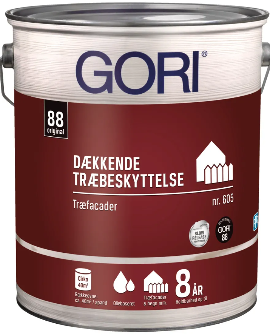GORI 605 dækkende træbeskyttelse kridt 5 liter
