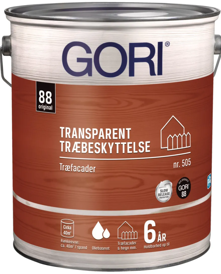 GORI 505 transparent træbeskyttelse ibenholt 5 liter