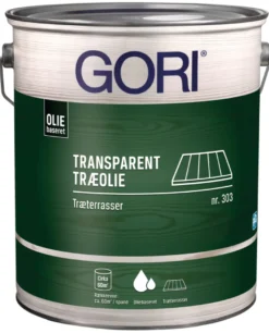GORI 303 transparent træolie til terrasser 5 liter
