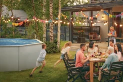 Gre poolpakke oval 20893 liter hvid - Swim & Fun