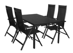 Havebord Havanna 150 x 90 cm i aluminium og nonwood - Sunlife®