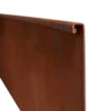 HORTUS bedkant corten med bukket kant 24 x 100 cm