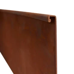 HORTUS bedkant corten med bukket kant 24 x 100 cm