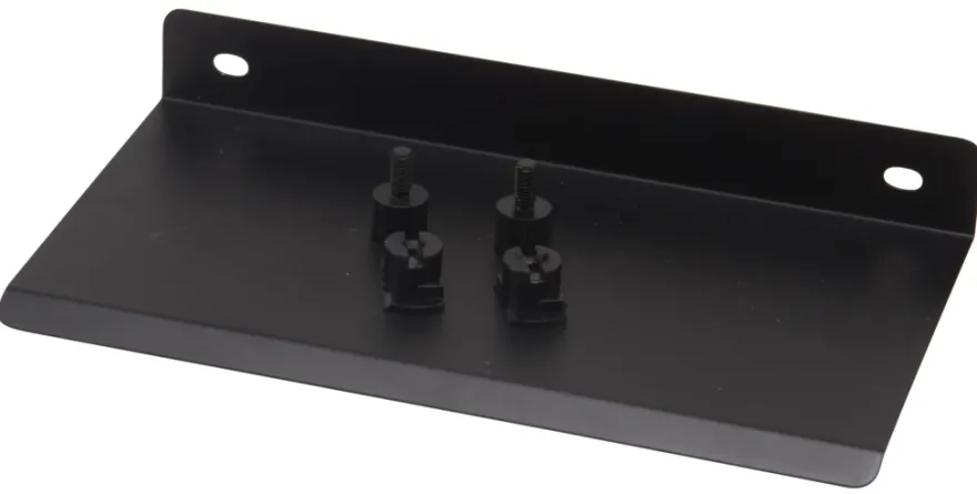 Hylde til akustikpanel 19,4 x 11 cm sort - Køb i butik