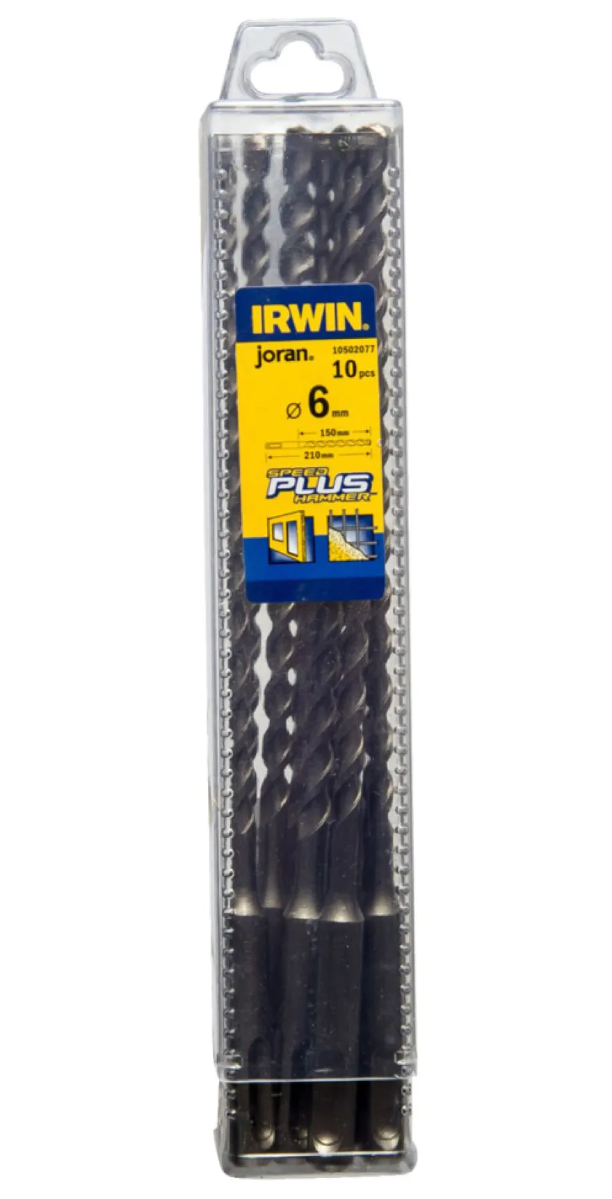 Irwin Speedhammer Plus bor 6,0 x 210 mm 10-pk.
