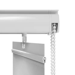 Lamelgardin hvid 100 x 250 cm