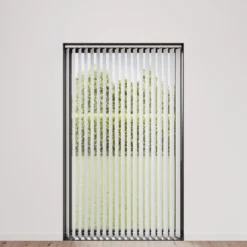 Lamelgardin hvid 200 x 250 cm