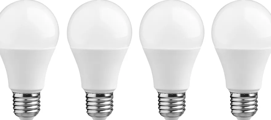 LED-pære standard 4,9 W E27 4-pk.