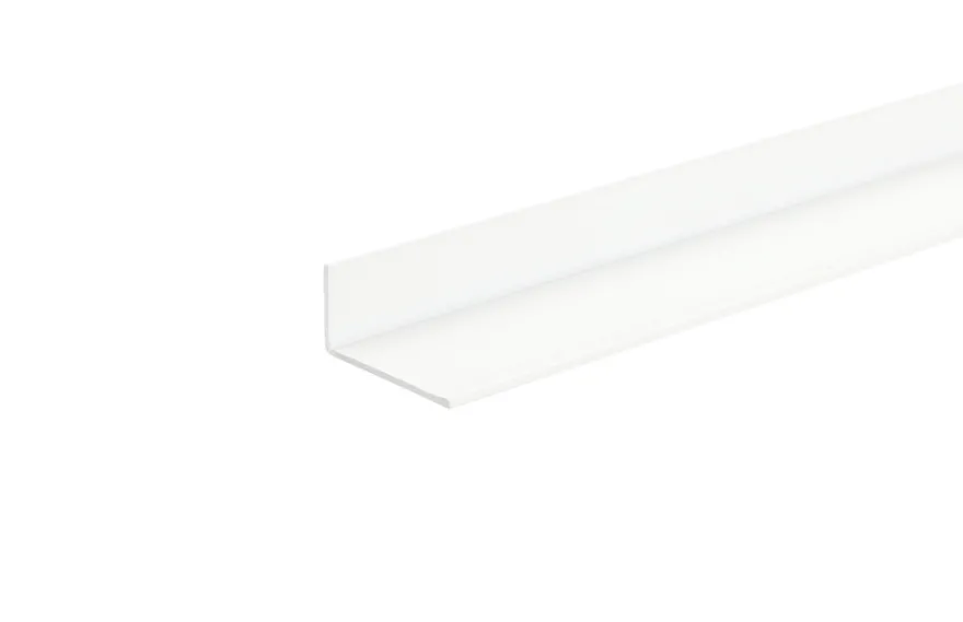 Listeprofil aluminium hvid 15 x 15 x 1000 mm