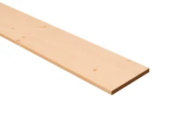 Massiv hylde i gran 18 mm x 20 x 80 cm