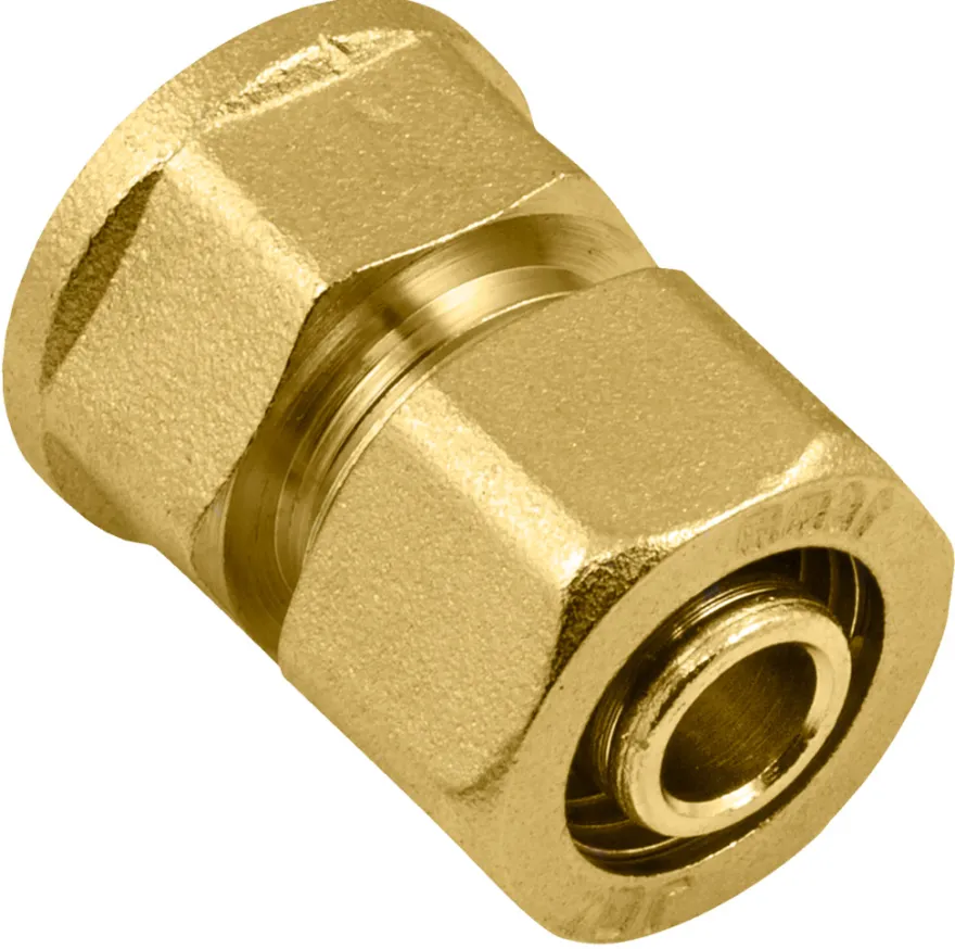 Muffe til PEX-rør 1/2" x 18 mm