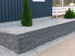 Murblok Lock-Block grå 30 x 17,5 x 15 cm
