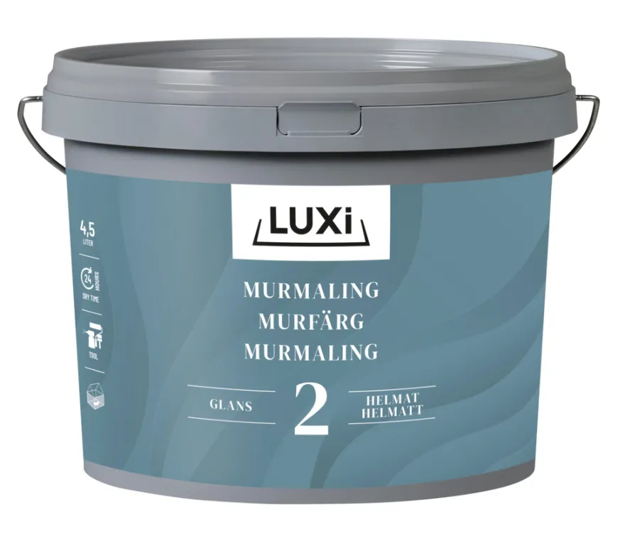 Murmaling klassisk grå 4,5 liter - LUXI®