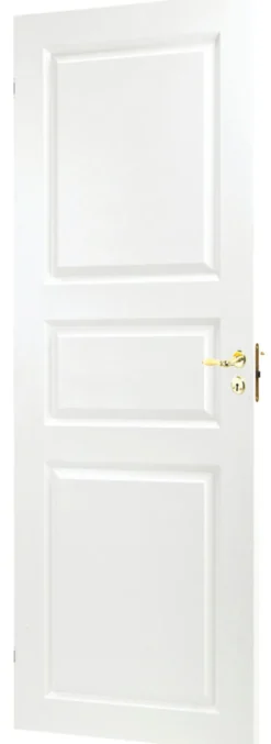 Optimal hvidmalet formpresset dør 62,5 x 204 cm