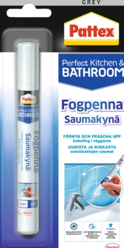 Pattex Fugepen grå 7 ml