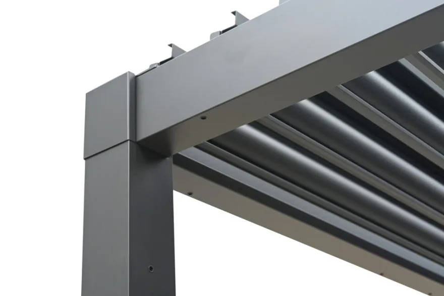 Pergola m/justerbart tag 3 x 3 meter - Sunlife®