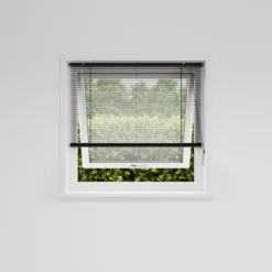 Persienne aluminium sort 90 x 130 cm