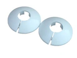 Plastroset 3/8" hvid - 2 stk.