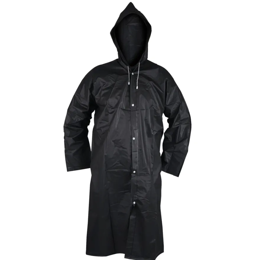 Regnfrakke sort onesize