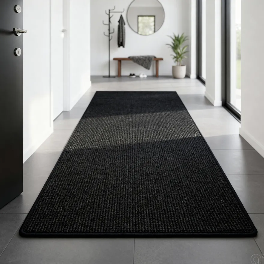Sisal tæppe antracit 70 x 140 cm