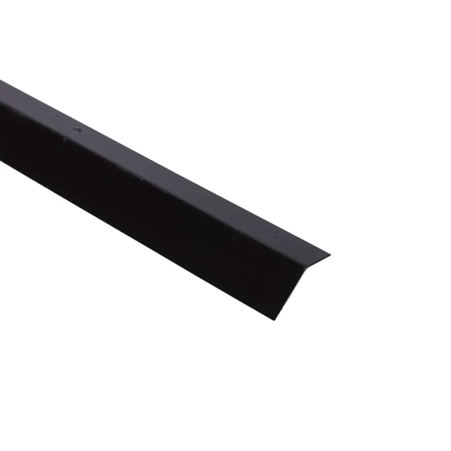 Sort profil med sneglekant 80 cm