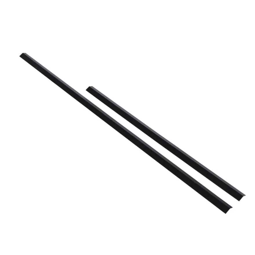 Sort profil med sneglekant 80 cm