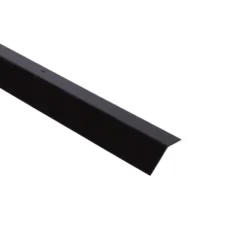 Sort profil med sneglekant 120 cm