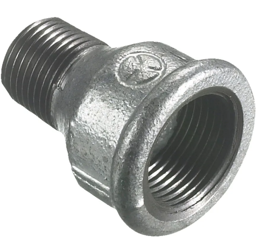 Spidsmuffe galvaniseret 3/4" x 1/2"