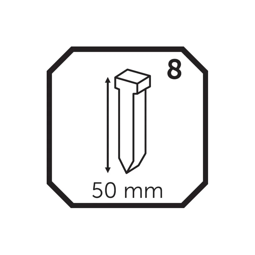 Stifter til sømpistol 50 mm nr. 8 5000 stk. - Probuilder