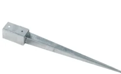 Stolpespyd galvaniseret 76 x 76 x 750 mm