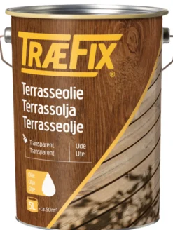 TræFix® terrasseolie klar nyatoh 5 liter