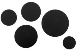 Træknop Ø95 mm sort