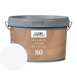 Træ & Metal 80 hvid 2,25 liter - LUXI®