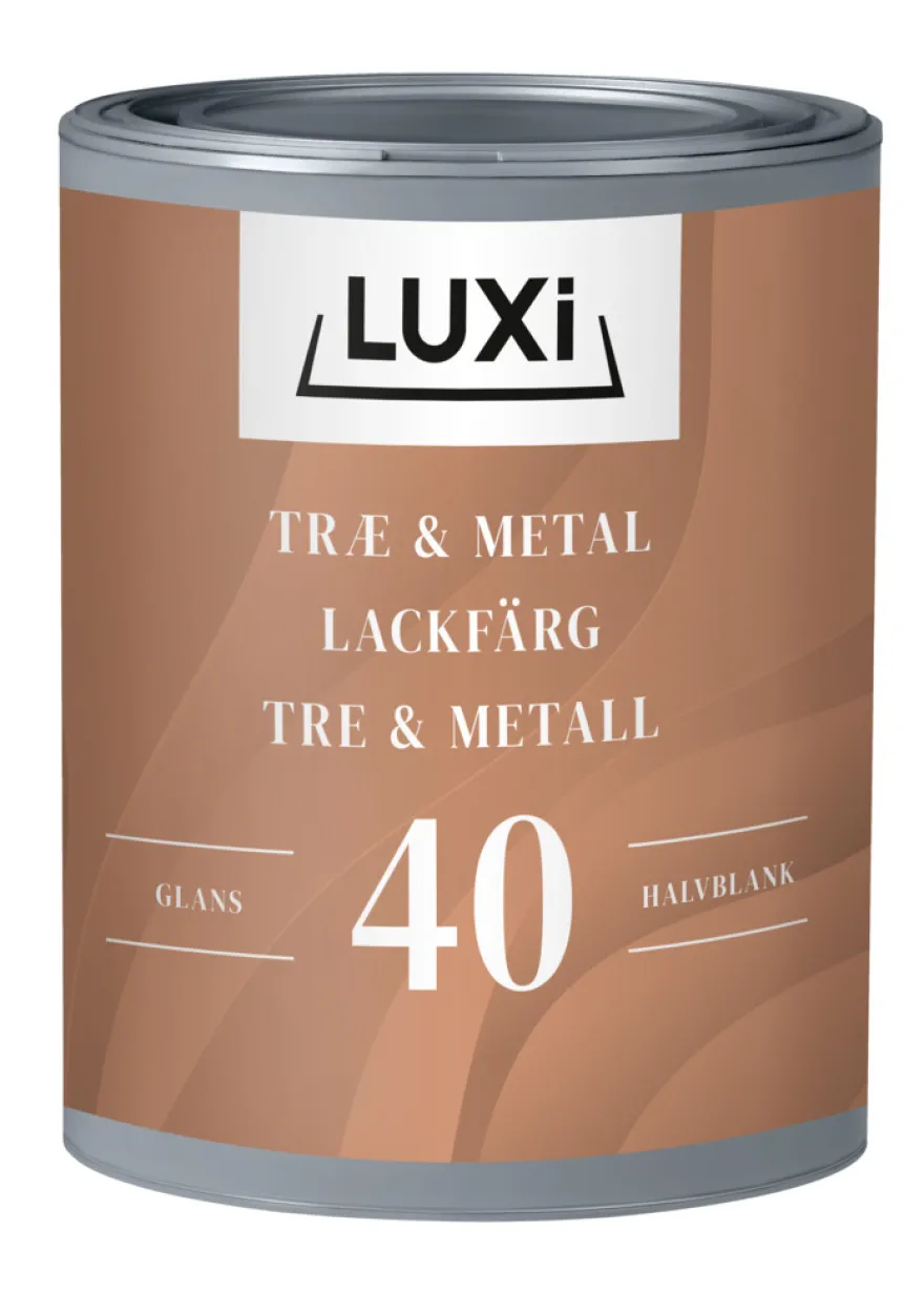 Træ & Metal 40 hvid 0,75 liter - LUXI®