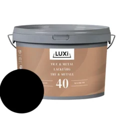 Træ & Metal 40 sort 2,25 liter - LUXI®