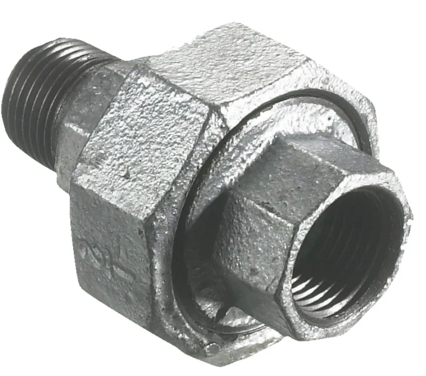Union galvaniseret 1/2" - muffe/nippel