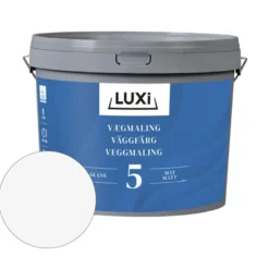 Vægmaling 5 hvid 9 liter - LUXI®