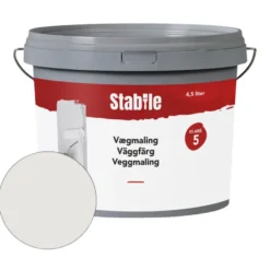 Vægmaling 5 modehvid 4,5 liter - Stabile®